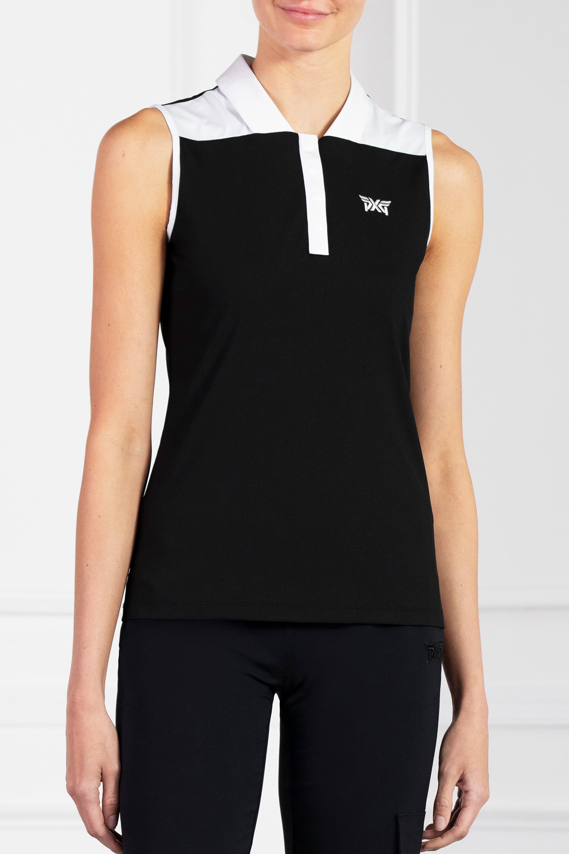 Contrast Sleeveless Polo | Shop the Highest Quality Golf Apparel